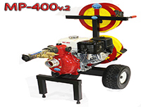 Portable Wildfire Honda Powered Fire Pump Home Protection Cart Systems.